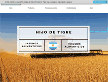 Tablet Screenshot of hijodetigre.com